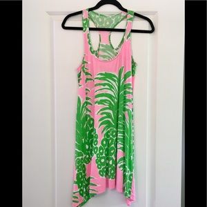 lilly pulitzer jersey dress pink pout flamenco